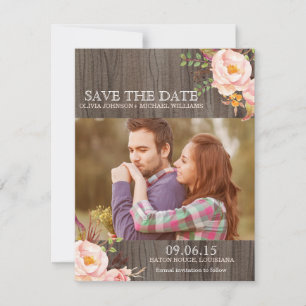 Save The Date Faire part de date de sauvegarde à l'aquarelle en 