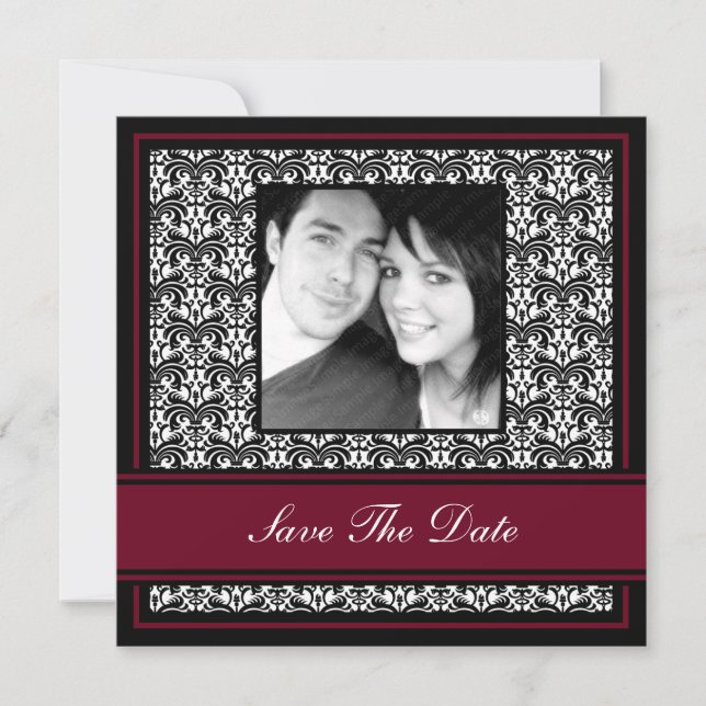 Save The Date Faire part de fiançailles de mariage à conserver (Devant)