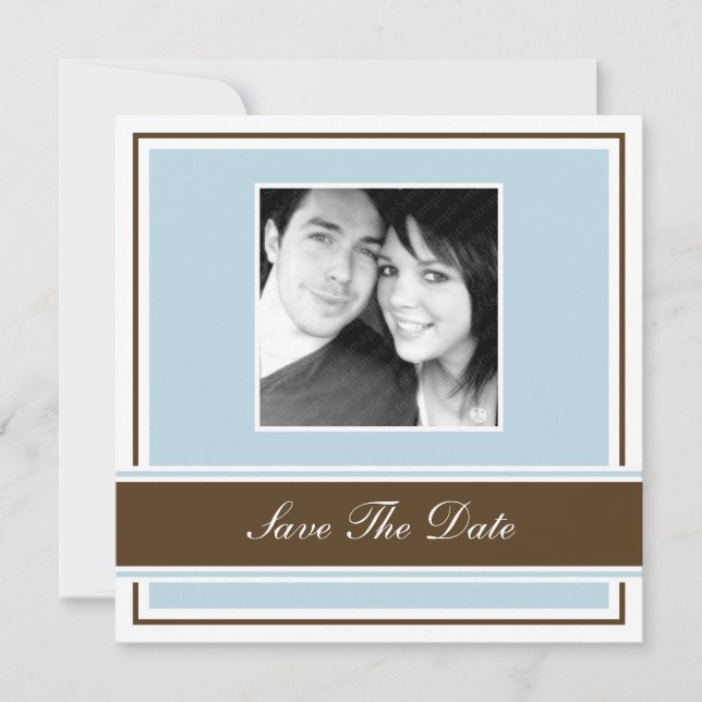 Save The Date Faire part de fiançailles de mariage à conserver l (Devant)