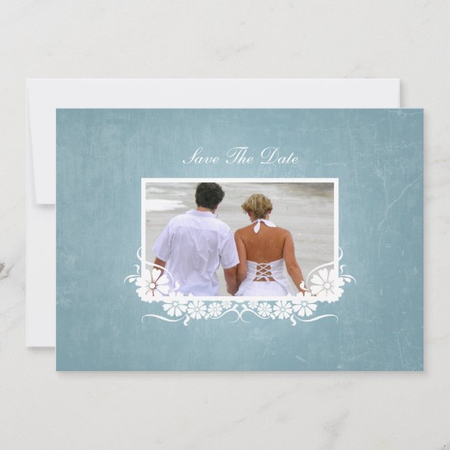 Save The Date Faire part de fiançailles de mariage à date fixe (Devant)