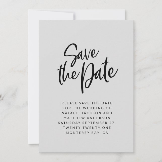 Save The Date Faire part de mariage à date limite de réservation (Devant)