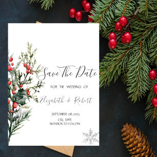 Save The Date Faire part de sauvegarde de la fête de la baie de
