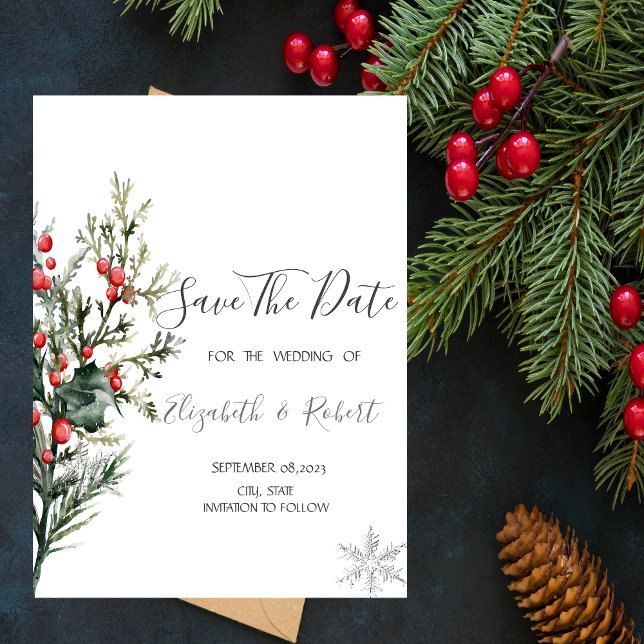 Save The Date Faire part de sauvegarde de la fête de la baie de  (Créateur téléchargé)