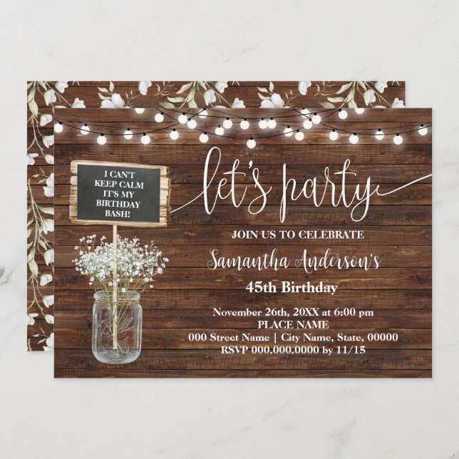 Save The Date Faisons la fête de l'Occident à tout âge Anniversa (Devant / Derrière)