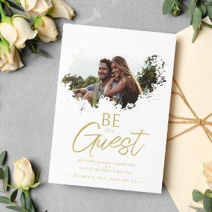 Save The Date Fancy Brochet Grunge Splatter Dirty Stain Photos