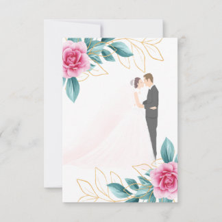 Save The Date Félicitations à un mariage