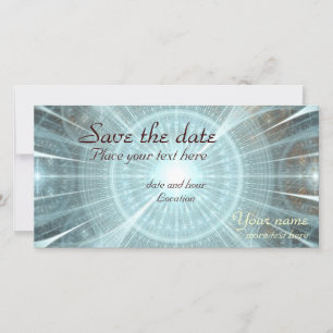 Save The Date Fenêtre de la cathédrale de Noël