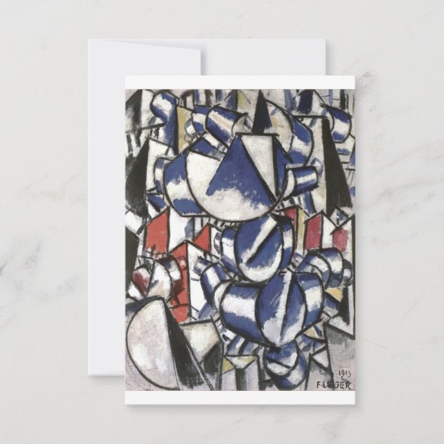 Save The Date Fernand Leger Contraste des formes (Devant)
