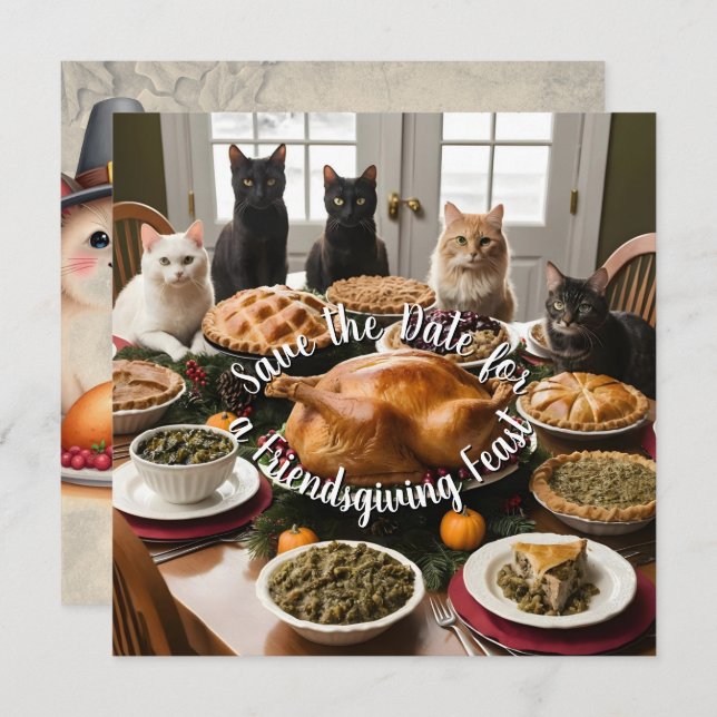 Save The Date Fête de l'Action d'Amabilité (Devant / Derrière)