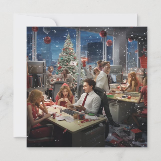 Save The Date fête de Noël (Devant)