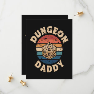 Save The Date Fête des pères Dungeon Daddy