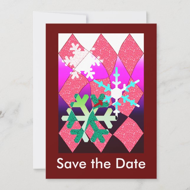Save The Date Fête d'hiver (Devant)