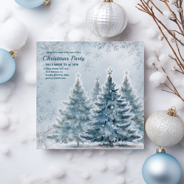 Save The Date Fête élégante de Noël au pays des merveilles hiver (Créateur téléchargé)