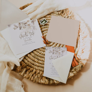 Save The Date Feuilles de chute molle