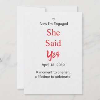 Save The Date Fiançailles Mariage