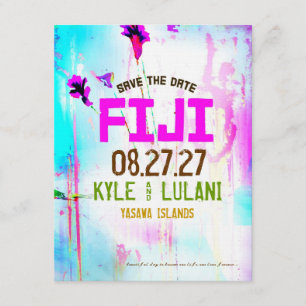 Save The Date FIJI ONE Enregistrer la date de destination