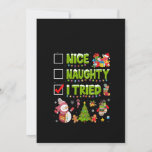 Save The Date Filles Nice Naughty J'Ai Essayé Funny Christmas Tr<br><div class="desc">C'est un gage pour votre famille,  friends who love Jesus. They will be happy to receive this gift from you during the holiday season or any other day.</div>