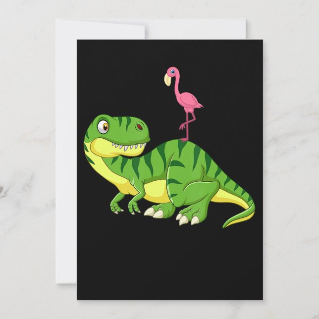 Save The Date Flamant rose | Amateurs de dinosaures Flamants ros (Devant)