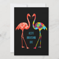 Flamingo | Accept Understand Love Autism Flamingo