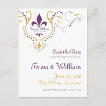 Fleur de Lis Enregistrer la date