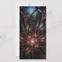 Fleur imaginaire fractale douce et tendresse