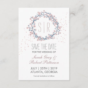 Save The Date Fleur Rose Fleur Fleur Fleur Fleur Fleur Fleur Fle