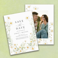 Fleur sauvage Daisy White Boho Photo