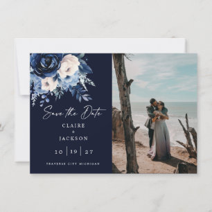 Save The Date Fleurs de Blue Two photo