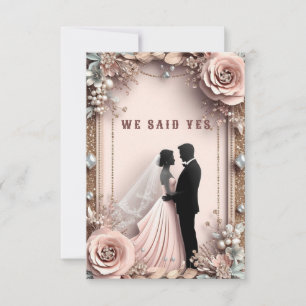 Save The Date 🌸 Fleurs de Pêche Mariage de Printemps ✨