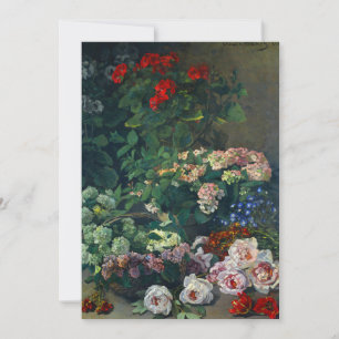 Save The Date Fleurs de printemps Monet