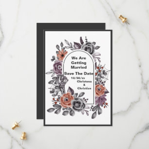 Save The Date Fleurs Maléfiques Toutes Voir Halloween Enregistre