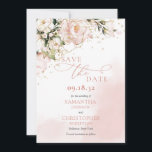 Save The Date Fleurs roses délicates boho arch pampas eucalyptus<br><div class="desc">Je suis ravi de vous présenter les magnifiques tourbières blush, pampas, arche boho, et eucalyptus design présentés sur cette sauvegarde la carte de date! Les teintes douces et romantiques des pivoines rousses associées à la touche fantaisiste de l'herbe de la pampa créent une esthétique rêveuse et élégante, parfaite pour un...</div>