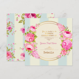 Save The Date Floral