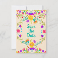 Floral Mexican Fiesta & Papel Picado - Champagne