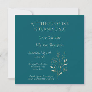Save The Date Floral Minimaliste Élégant