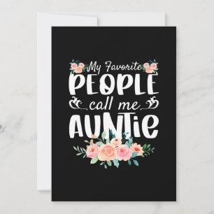 Save The Date Florals Mes Gens Préférés M'Appelent Tante