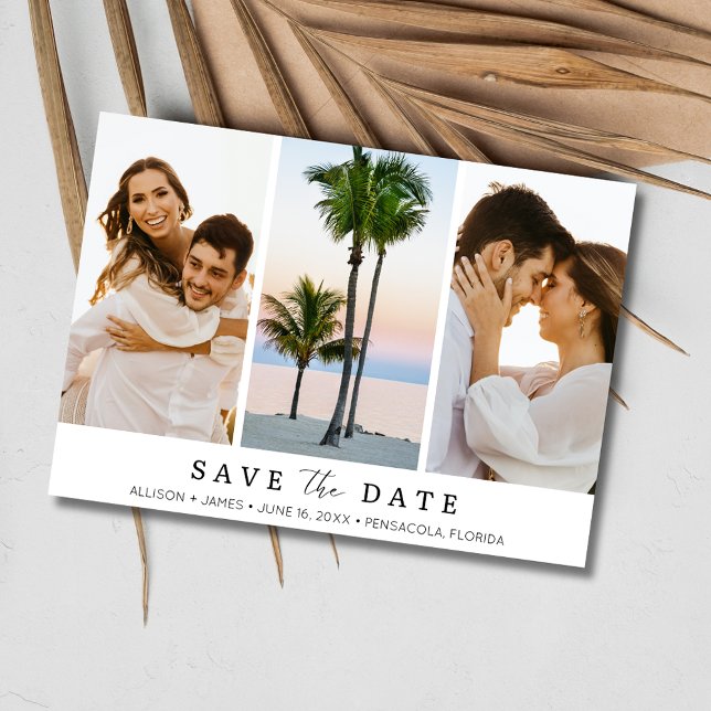 Save The Date Floride Destination Beach Mariage Photo (Florida Destination Beach Wedding Photo Save The Date)