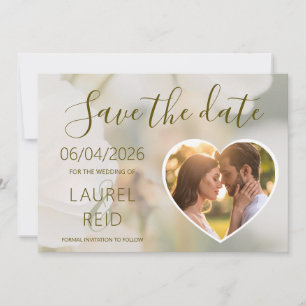 Save The Date Fond de fleur de rose blanche romantique rêveuse