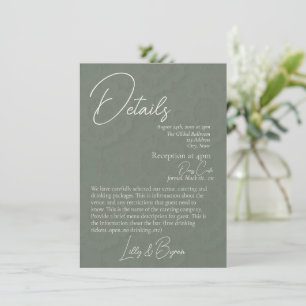 Save The Date FONDNESS Détails de mariage