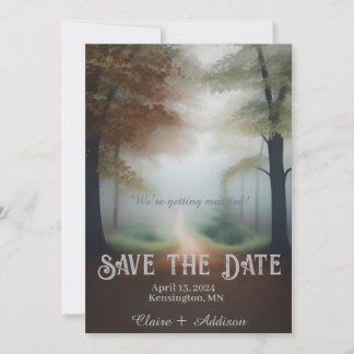 Save The Date Forêt de Misty
