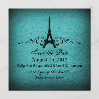 Save The Date Français vintage Sauvez la date
