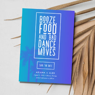 Save The Date Funny Beach Destination Mariage