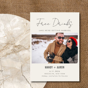 Save The Date Funny Free Dracks Mariage photo