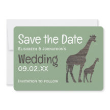 Giraffe Safari d'argile, Mariage rustique