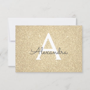 Save The Date Gold Sparkle Parties scintillant Sweet 16 Enregist