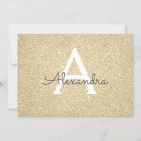 Gold Sparkle Parties scintillant Sweet 16 Enregist