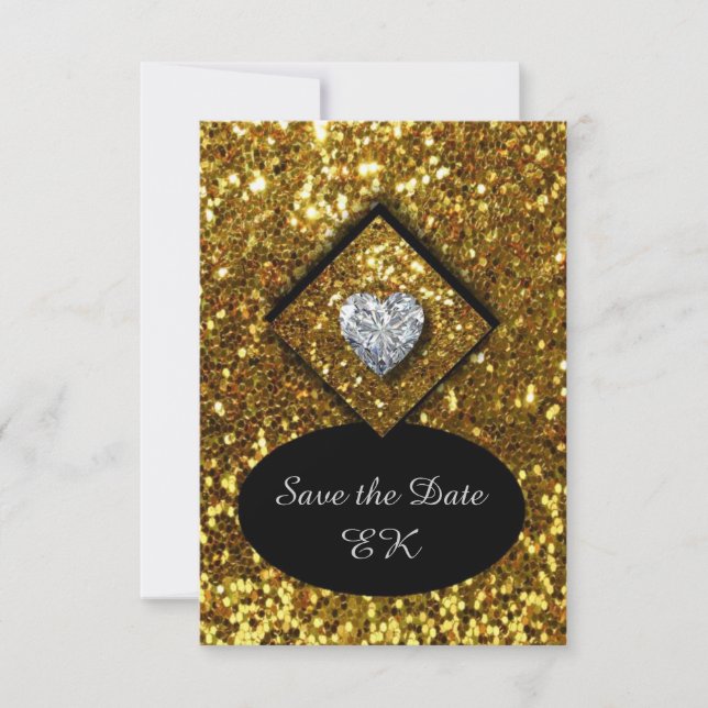 Save The Date Golden Love - Enregistrer la date (Devant)
