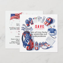 GOLF  4 juillet   Golfeur de la fête de l'Indépend