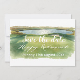 Save The Date Golf Sauvez la date Golf partie de retraite en ver