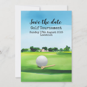 Save The Date Golf Sauvez la date Tournoi de golf